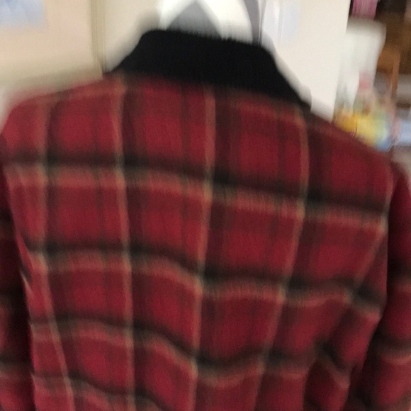 Herman Geist wool blend jacket. Pretty plaid. - Picture 6 of 6